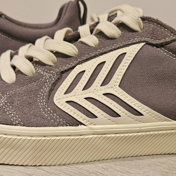 Cariuma Catiba Pro Low Skateboarding Shoes - Grey Contrast/Ivory - Picture 10 of 16